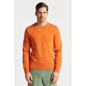 SVETR GANT COTTON FLAMME C-NECK oranžová XXXL obraz