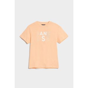 TRIČKO GANT OVERSIZED GANT USA T-SHIRT APRICOT CREAM obraz