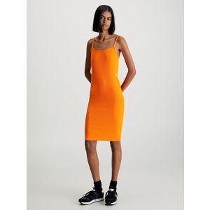 Calvin Klein Jeans Šaty Oranžová obraz