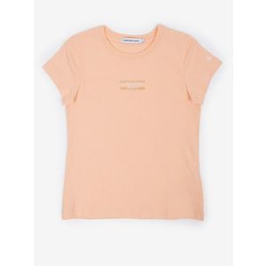 Calvin Klein Jeans Triko dětské Oranžová obraz