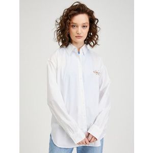 Calvin Klein Jeans Košile Bílá obraz