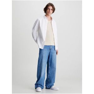 Bílá pánská košile Calvin Klein Jeans obraz