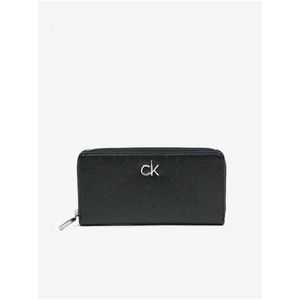 Černá dámská peněženka Calvin Klein Re-Lock Slim obraz