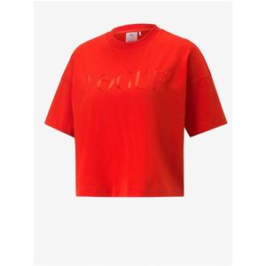 Červené dámské tričko Puma Vogue obraz