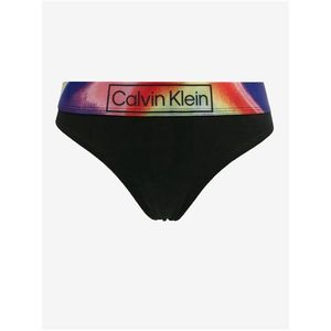 Černá dámská tanga Calvin Klein Underwear obraz