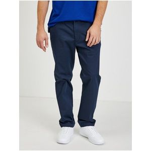 Tmavě modré pánské kalhoty Tommy Hilfiger obraz