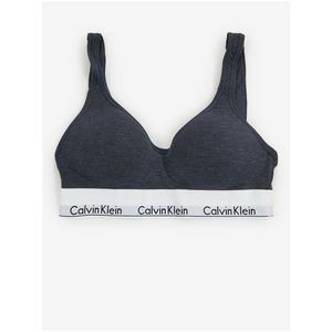Tmavě šedá dámská podprsenka Calvin Klein Underwear obraz