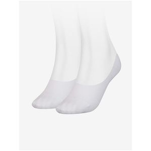Sada dvou párů bílých dámských ponožek Tommy Hilfiger obraz