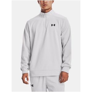 Šedá pánská mikina Under Armour UA Armour Fleece 1/4 Zip obraz