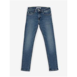 Modré klučičí skinny fit džíny Calvin Klein Jeans obraz