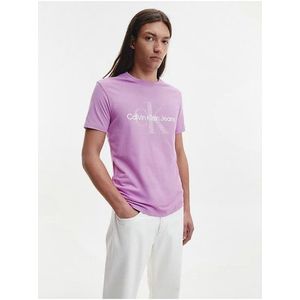 Světle fialové pánské tričko Calvin Klein Jeans obraz