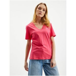 Růžové dámské tričko Calvin Klein Jeans obraz
