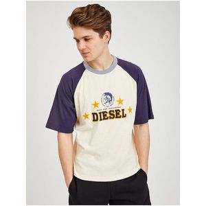 Modro-žluté pánské tričko Diesel obraz