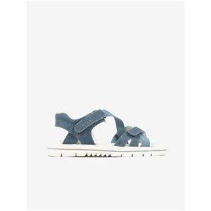 Modré holčičí semišové sandály Richter obraz