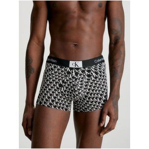 Černé pánské vzorované boxerky Calvin Klein Underwear obraz