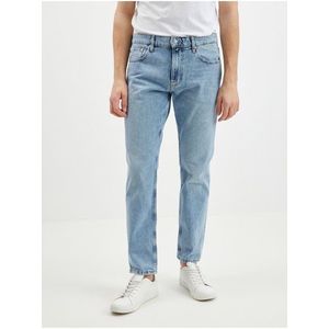 Modré pánské straight fit džíny Calvin Klein Jeans obraz