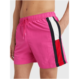 Tmavě růžové pánské plavky Tommy Hilfiger Underwear obraz
