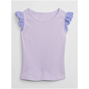 Světle fialové holčičí tričko s madeirou GAP obraz