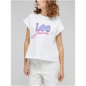Bílé dámské tričko Lee obraz