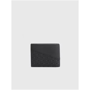 Černá pánská vzorovaná peněženka Calvin Klein obraz