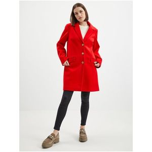 Červený dámský kabát ORSAY obraz