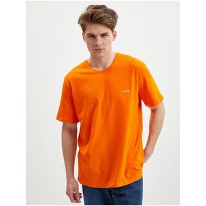 Oranžové pánské tričko HUGO BOSS obraz