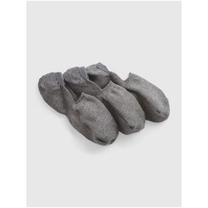 Sada tří párů pánských neviditelných ponožek v šedé barvě GAP obraz