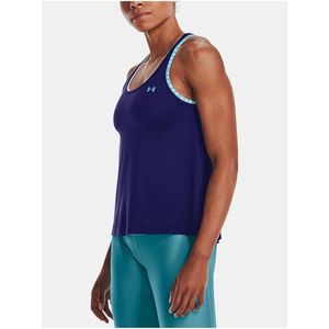 Tmavě modré sportovní tílko Under Armour UA Knockout Tank obraz