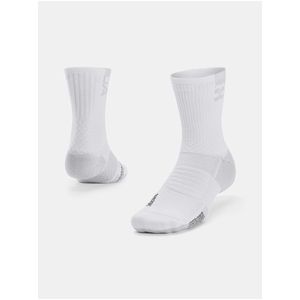 Bílé sportovní ponožky Under Armour UA AD Playmaker 1pk Mid obraz