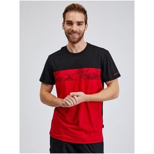 Černo-červené panské tričko SAM73 Cetus obraz