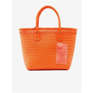 Oranžová dámská kabelka Desigual Basket Braided Zaire obraz