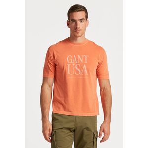 TRIČKO GANT SUNFADED GANT USA T-SHIRT oranžová 4XL obraz