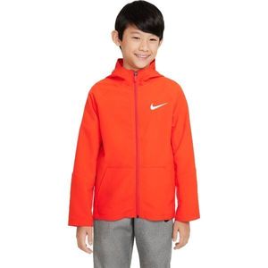Nike DRI-FIT Chlapecká přechodová bunda, oranžová, velikost obraz