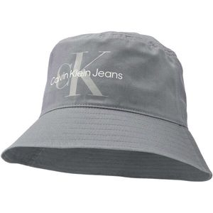 Calvin Klein MONOGRAM SOFT BUCKET HAT Unisexový klobouk, šedá, veľkosť UNI obraz