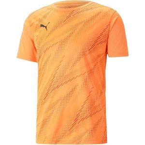 Puma INDIVIDUALRISE GRAPHIC TEE Pánské triko, oranžová, velikost obraz