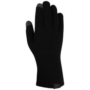 Willard WILLIS Pletené prstové rukavice, černá, velikost obraz