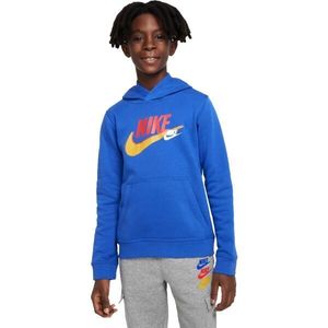 Nike SPORTSWEAR Chlapecká mikina, modrá, velikost obraz