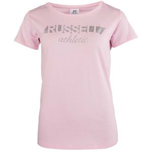 Russell Athletic T-SHIRT W Dámské tričko, růžová, velikost obraz