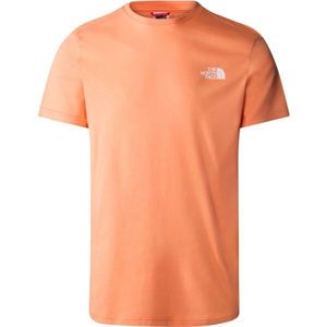 The North Face SIMPLE DOME M Pánské tričko s krátkým rukávem, oranžová, velikost obraz