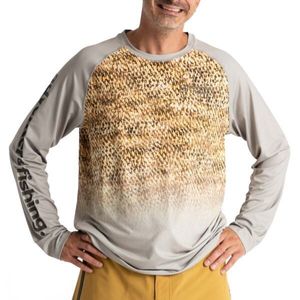 ADVENTER & FISHING UV T-SHIRT Pánské funkční UV tričko, šedá, velikost obraz
