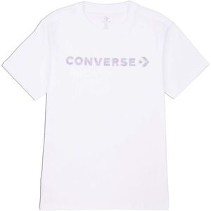 Converse WORDMARK SS TEE Dámské tričko, bílá, velikost obraz