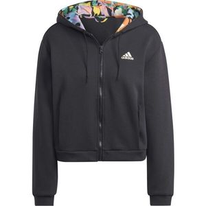 adidas AOP FULL-ZIP HOODIE Dámská mikina, černá, velikost obraz