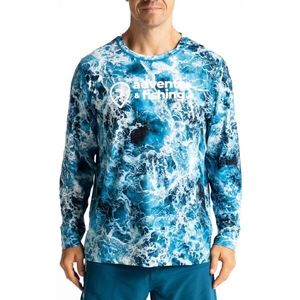 ADVENTER & FISHING UV T-SHIRT Pánské funkční UV tričko, modrá, velikost obraz