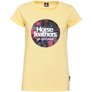 Horsefeathers ODILE Dámské tričko, žlutá, veľkosť XS obraz