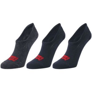 Levi's FOOTIE HIGH RISE BATWING LOGO 3P Ponožky, černá, veľkosť 43-46 obraz