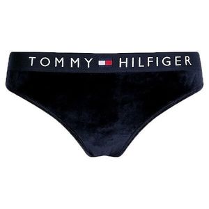 Tommy Hilfiger VEL-BIKINI VELOUR Dámské kalhotky, černá, velikost obraz