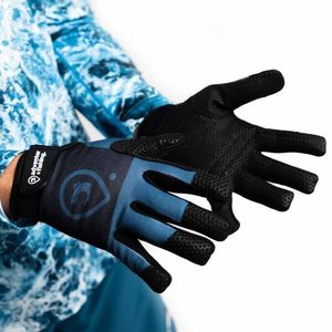 ADVENTER & FISHING PETROL Pánské rukavice pro chytání na moři, černá, velikost obraz