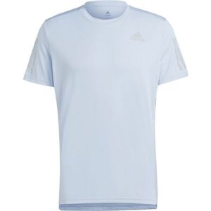 adidas OWN THE RUN TEE Pánské běžecké tričko, světle modrá, velikost obraz