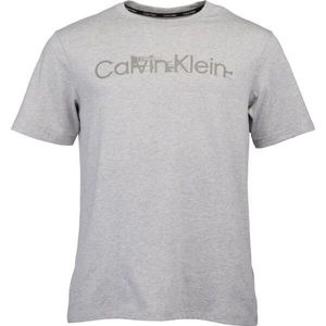Calvin Klein ESSENTIALS PW S/S Pánské tričko, šedá, velikost obraz