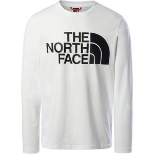 The North Face STANDARD M Pánské triko s dlouhým rukávem, bílá, velikost obraz